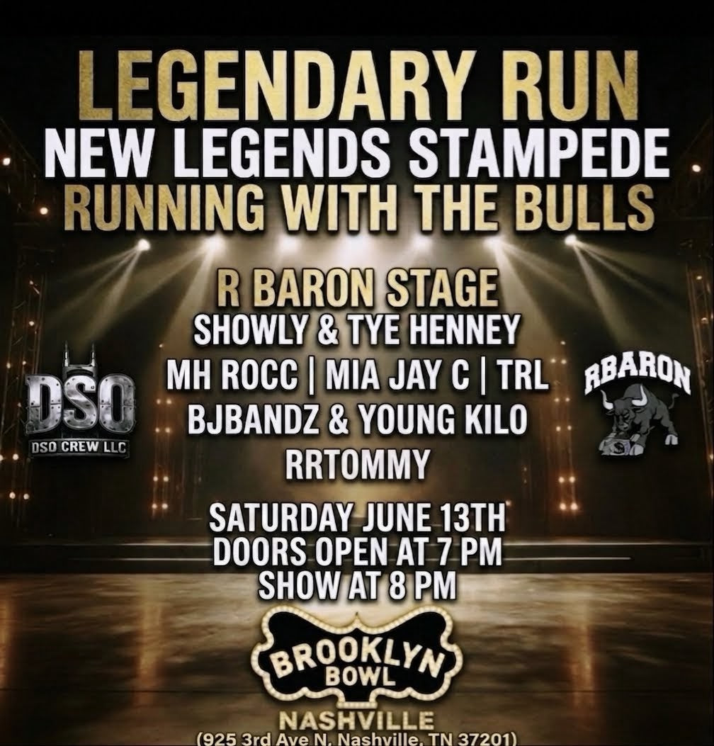 R Baron Stage at Running With The Bulls | Brooklyn Bowl Nashville