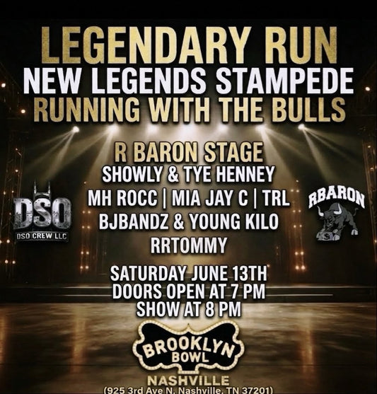 R Baron Announces: Running With The Bulls